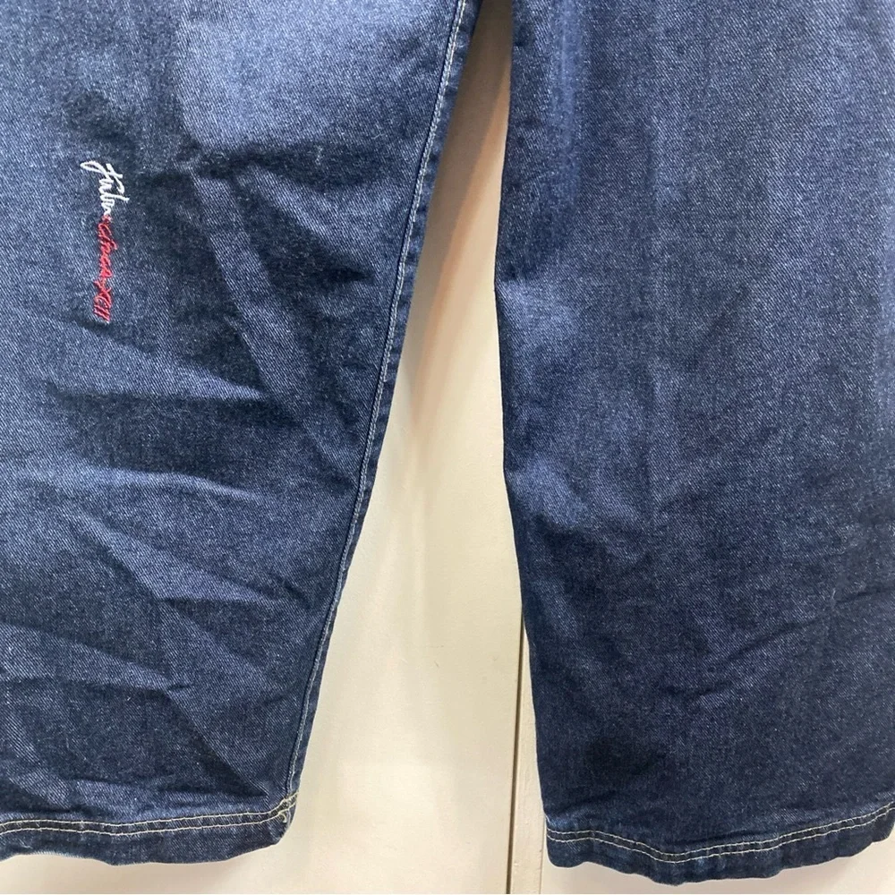 FUBU THE COLLECTION- Mens 36x34 Jeans Patchwork Baggy Wide Grunge Street